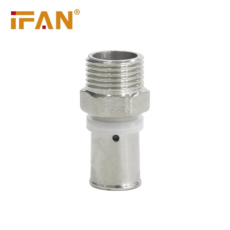 PEX Press Fitting Mosiężne gniazdo męskie